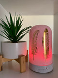 Ultrasonic Diffuser - White / Gold Leaf Tall