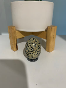 Jasper Dalmatian - crystal egg