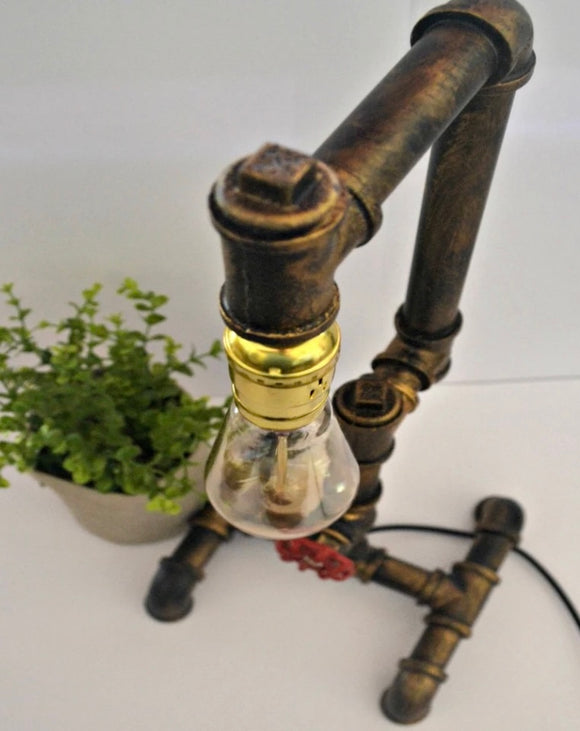 Industrial water pipe Lamp ( Tall )