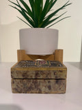Soap Stone Elephant box ( small )
